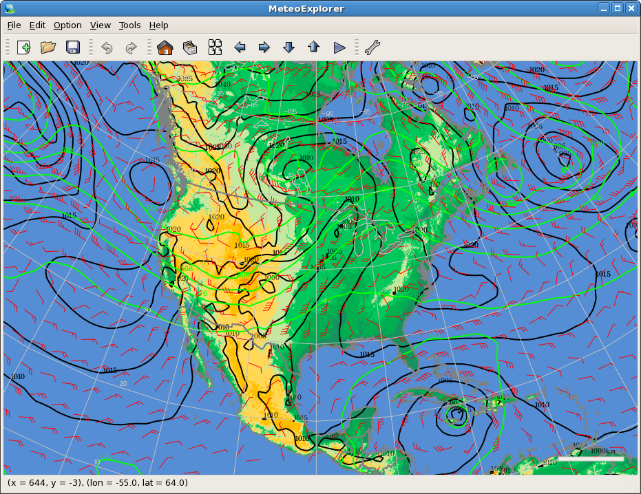 MeteoExplorer in action