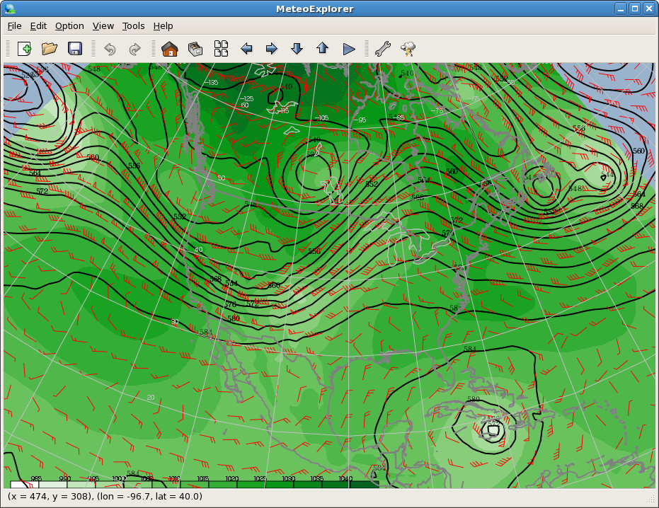 MeteoExplorer in action