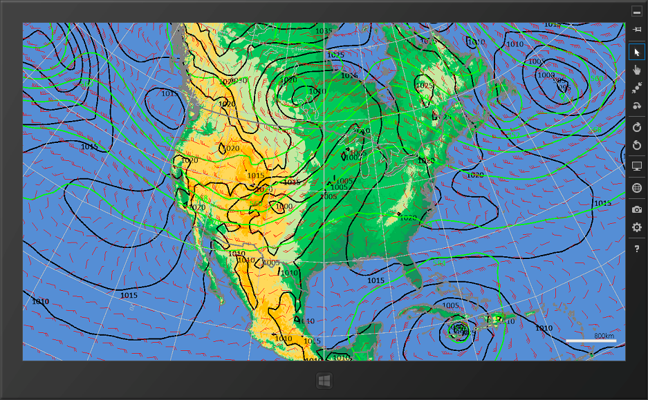 MeteoExplorer in action